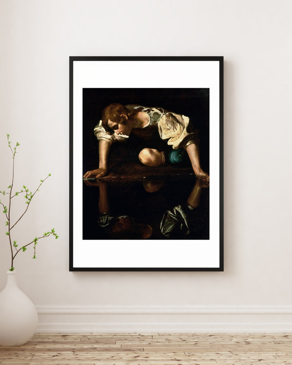 Michelangelo Merisi da Caravaggio - Narkissos fine art baskı