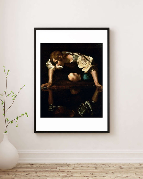 Michelangelo Merisi da Caravaggio - Narkissos fine art baskı