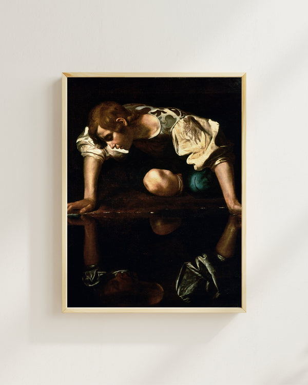 Michelangelo Merisi da Caravaggio - Narkissos fine art baskı