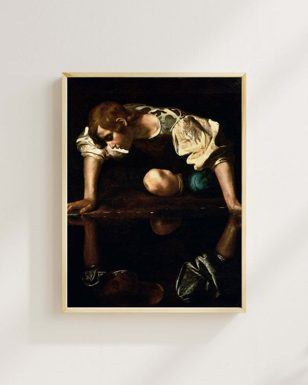 Michelangelo Merisi da Caravaggio - Narkissos fine art baskı