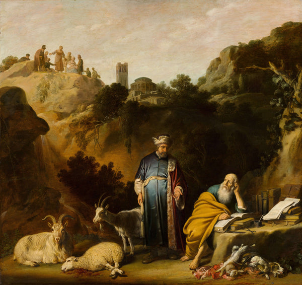 Nicolaes Moeyaert - Hipokrat’ın Demokritos’u Ziyareti tablo