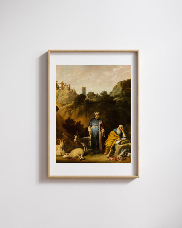 Nicolaes Moeyaert - Hipokrat’ın Demokritos’u Ziyareti fine art baskı