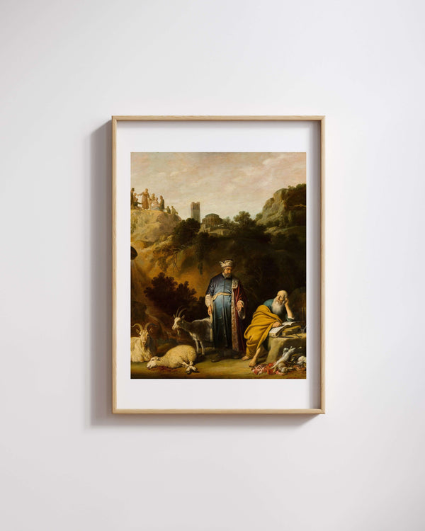 Nicolaes Moeyaert - Hipokrat’ın Demokritos’u Ziyareti fine art baskı