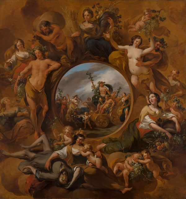 Nicolaes Pietersz Berchem - Sonbahar Alegorisi tablo