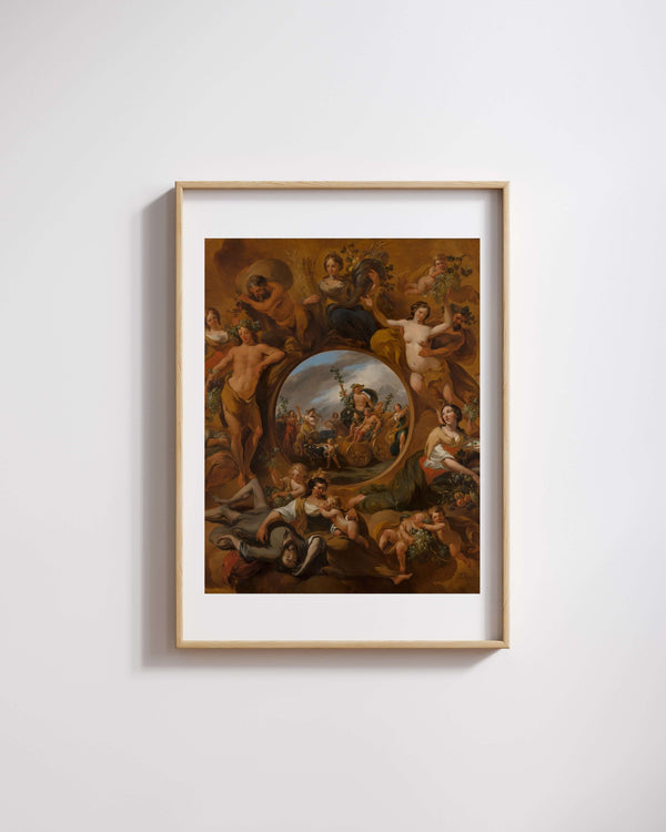 Nicolaes Pietersz Berchem - Sonbahar Alegorisi fine art baskı
