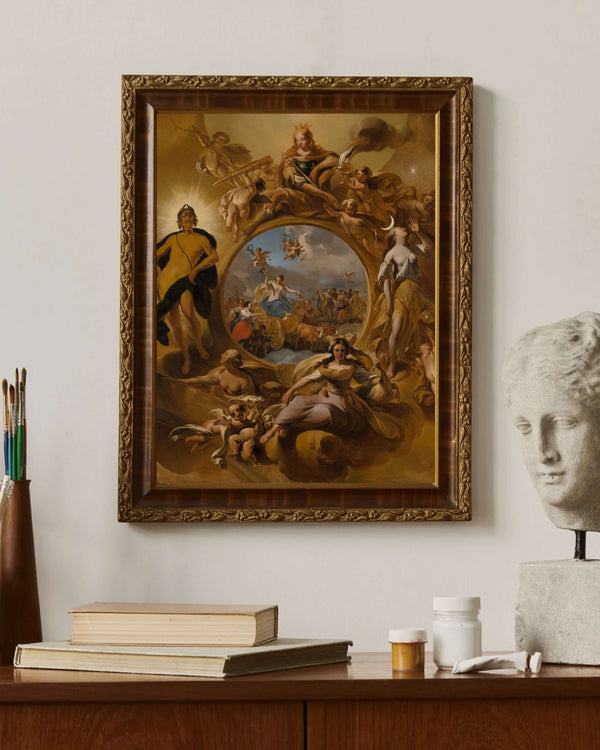 Nicolaes Pietersz Berchem - İlkbahar Alegorisi çerçeve