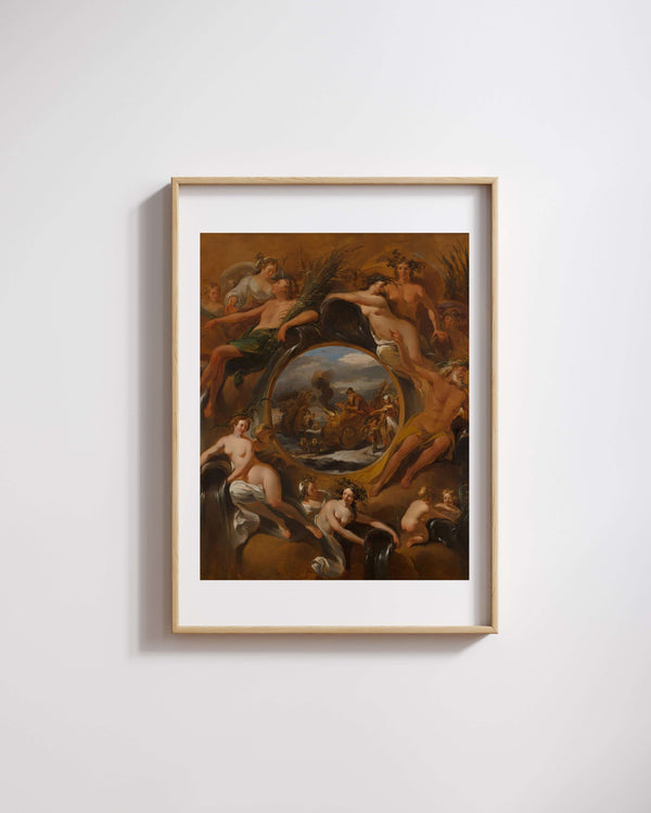 Nicolaes Pietersz Berchem - Kış Alegorisi fine art baskı
