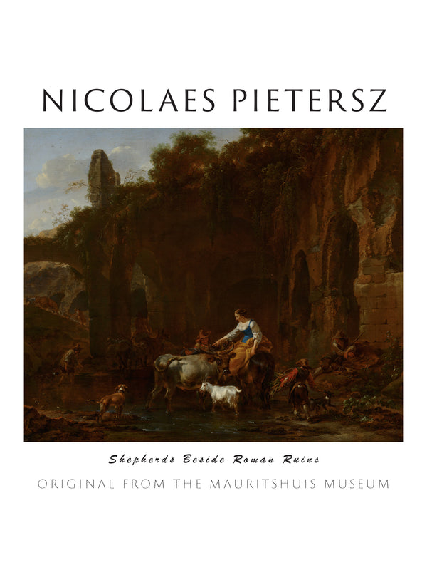 Nicolaes Pietersz Berchem-Roma Harabeleri Yanında Çobanlar