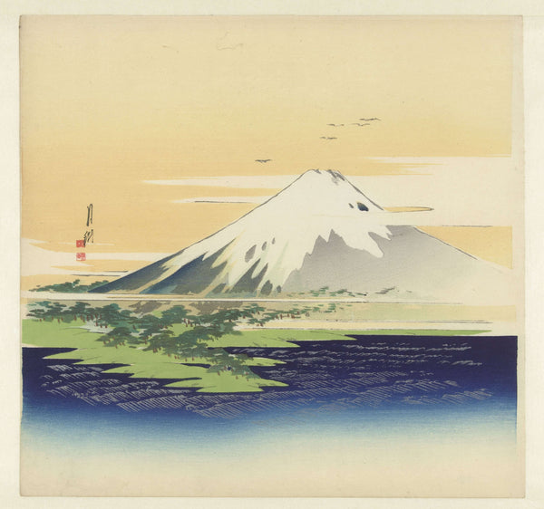 Ogata Gekkō - Fuji tablo