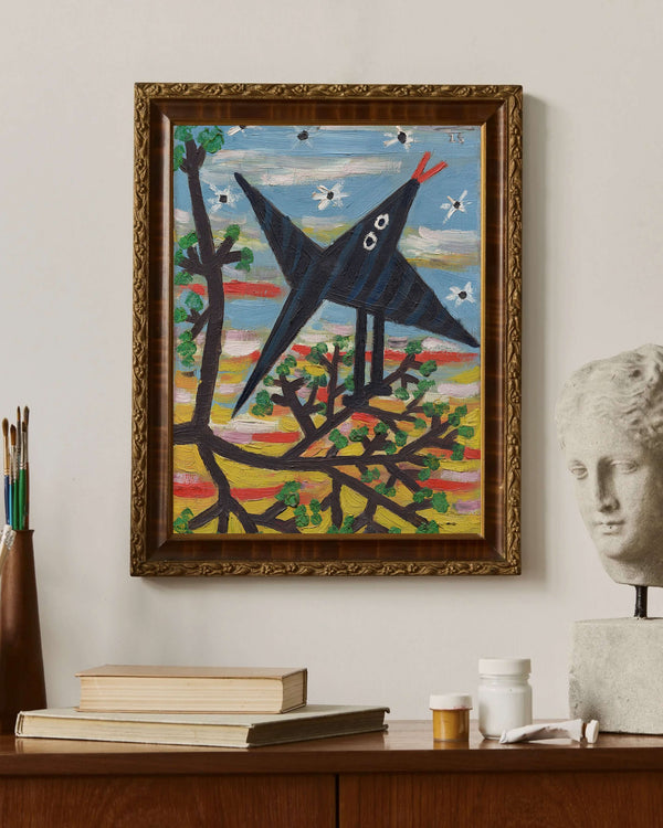 Pablo Picasso - Ağaçtaki Kuş Çerçeve