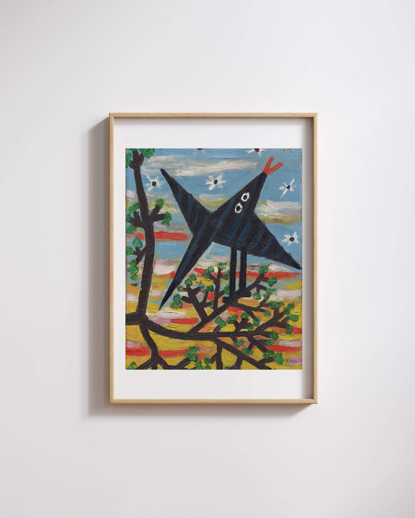Pablo Picasso - Ağaçtaki Kuş Fine Art Baskı