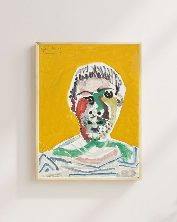 Pablo Picasso - Erkek Büstü Fine Art Baskı