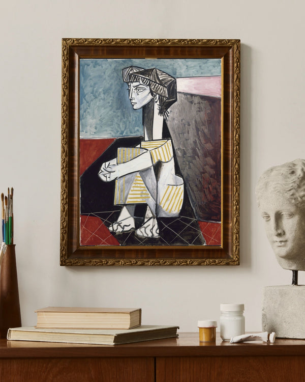 Pablo Picasso - Kolları Çapraz Jacqueline çerçeve
