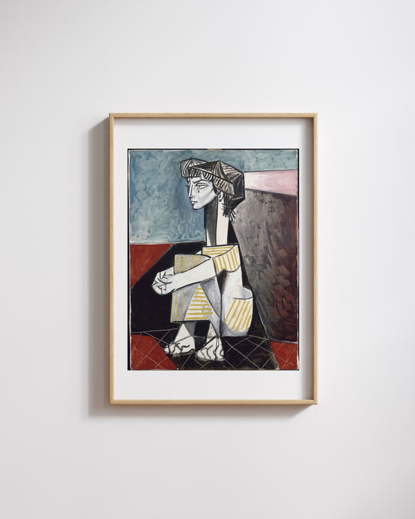 Pablo Picasso - Kolları Çapraz Jacqueline fine art baskı