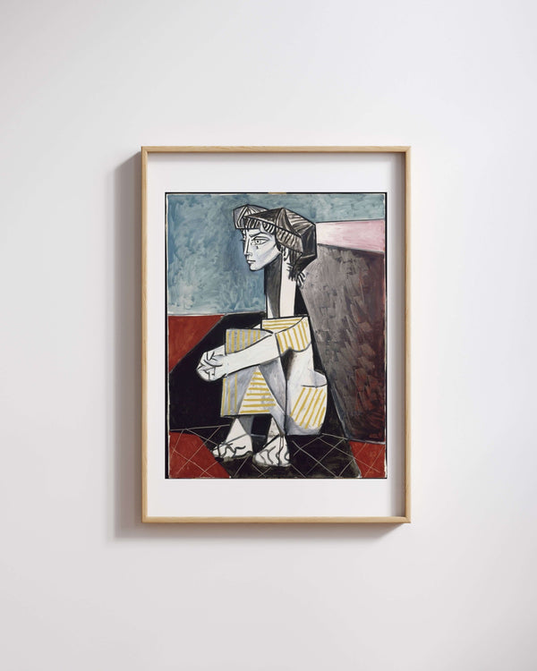 Pablo Picasso - Kolları Çapraz Jacqueline fine art baskı
