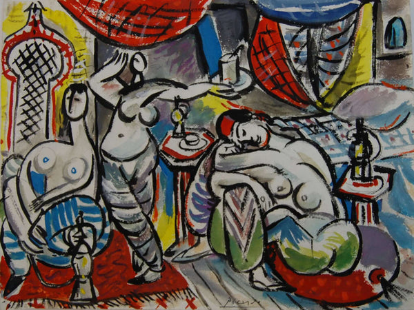Pablo Picasso - Cezayirli Kadınlar tablo