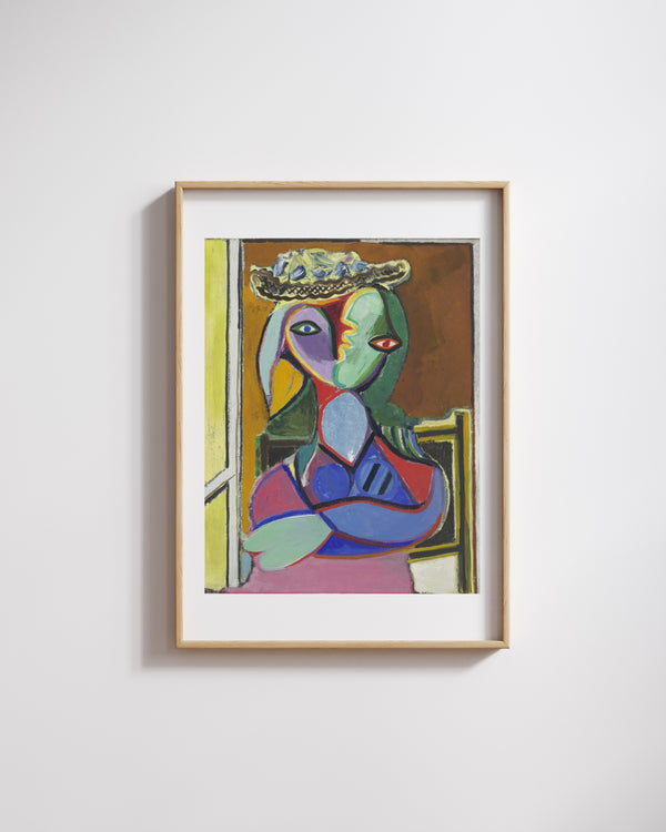 Pablo Picasso - Pencere Kenarında Oturan Kadın