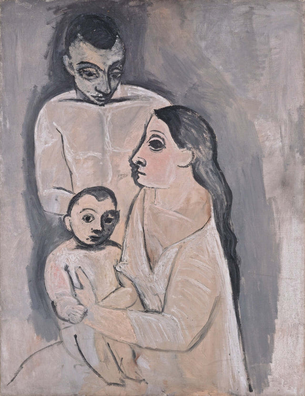 Pablo Picasso - Kadın ve Çocuk Sonbahar tablo