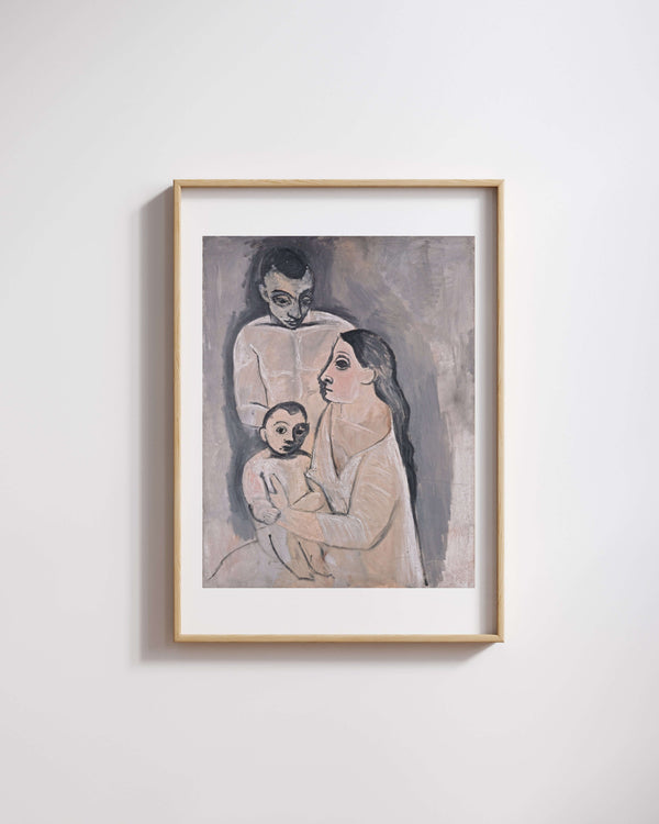 Pablo Picasso - Kadın ve Çocuk Sonbahar fine art baskı