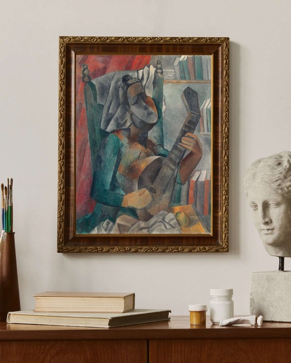 Pablo Picasso - Mandolinli Kadın Çerçeve