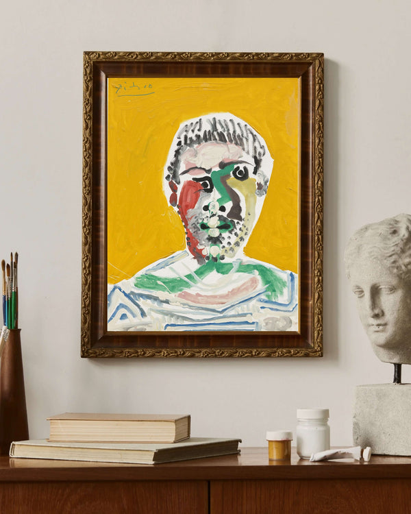 Pablo Picasso - Erkek Büstü Fine Art Baskı