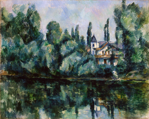 Paul Cézanne - Marne Nehri Kıyıları Tablo