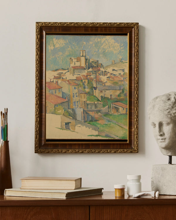Paul Cézanne - Gardanne Manzarası Çerçeve