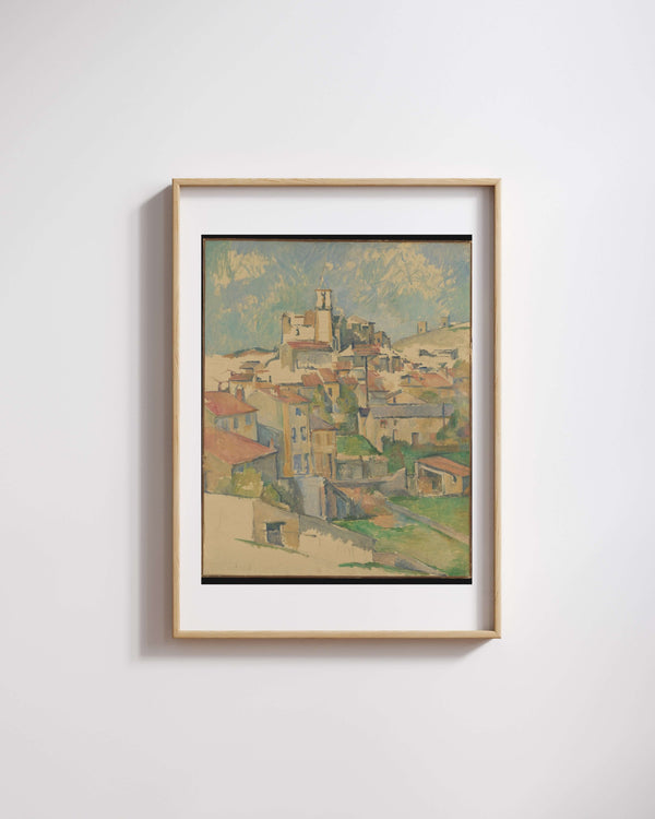 Paul Cézanne - Gardanne Manzarası Fine Art Baskı