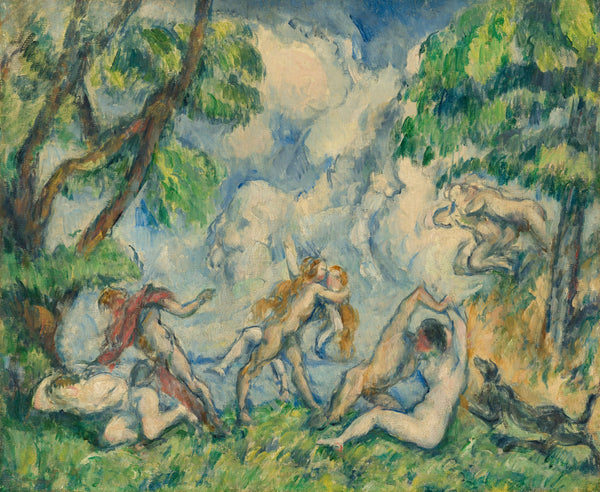Paul Cézanne - Aşkın Mücadelesi Tablo