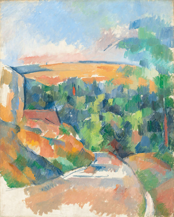 Paul Cézanne - Yoldaki Viraj Tablo