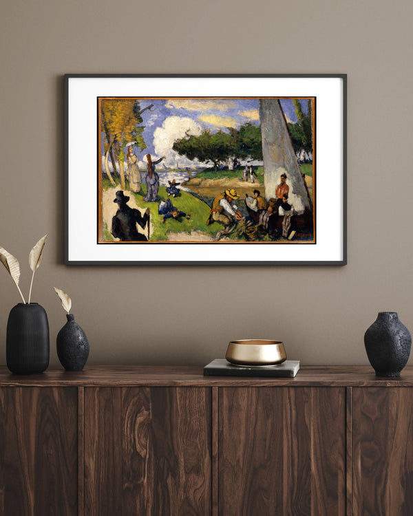 Paul Cézanne - Balıkçılar Fine Art Baskı