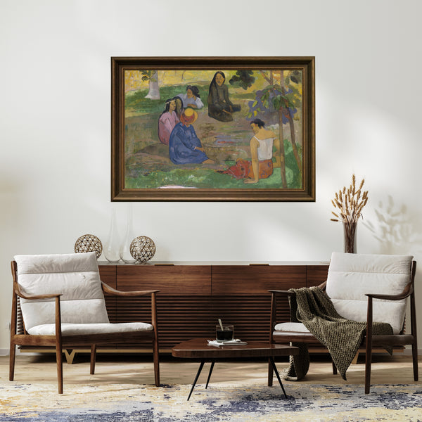 Paul Gauguin - Konuşma Fine Art Baskı