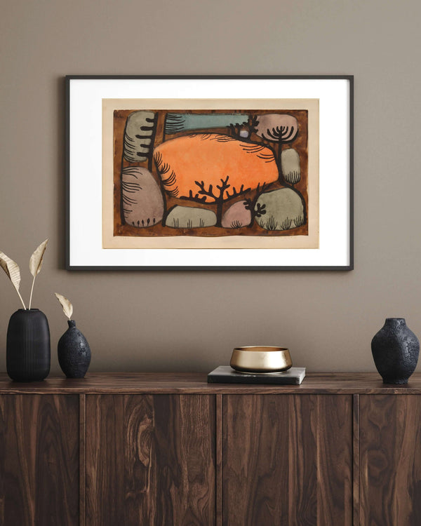 Paul Klee - Ormanda Gün çerçeve