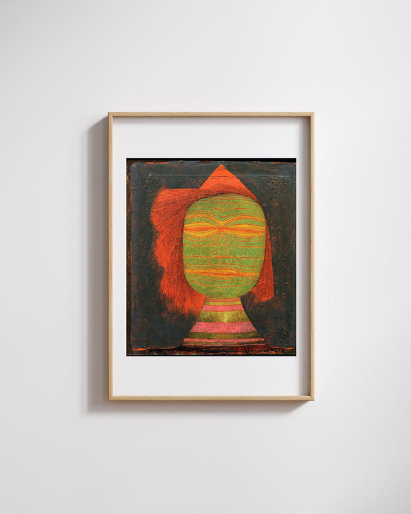 Paul Klee - Bir Adamın Başı fine art baskı