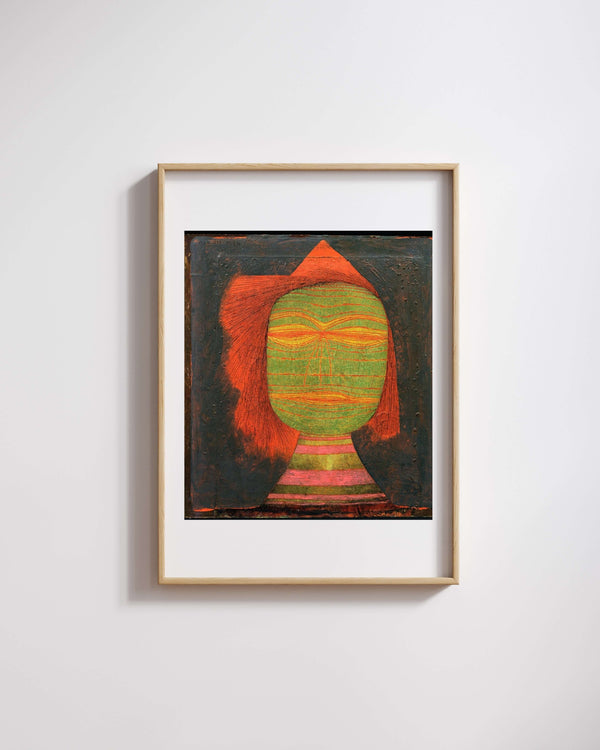 Paul Klee - Bir Adamın Başı fine art baskı