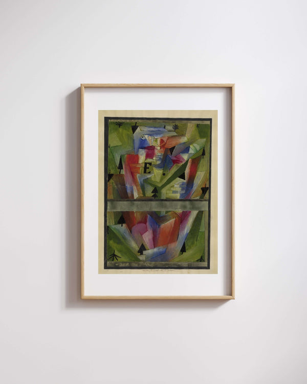 Paul Klee - E. Yakınlarında Manzara fine art baskı