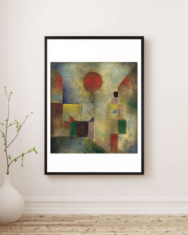 Paul Klee - Kırmızı Balon Çerçeve