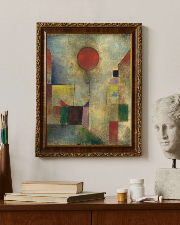 Paul Klee - Kırmızı Balon Fine Art Baskı