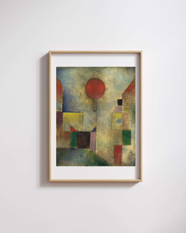 Paul Klee - Kırmızı Balon Fine Art Baskı