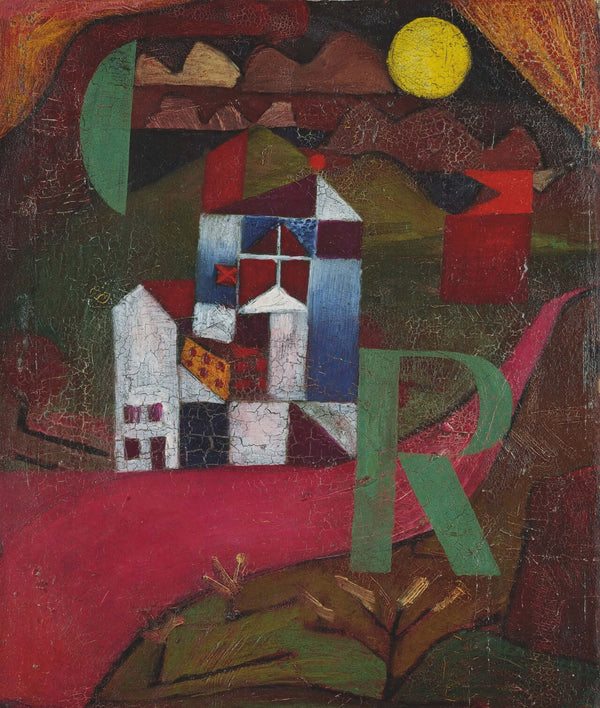 Paul Klee - Villa R tablo