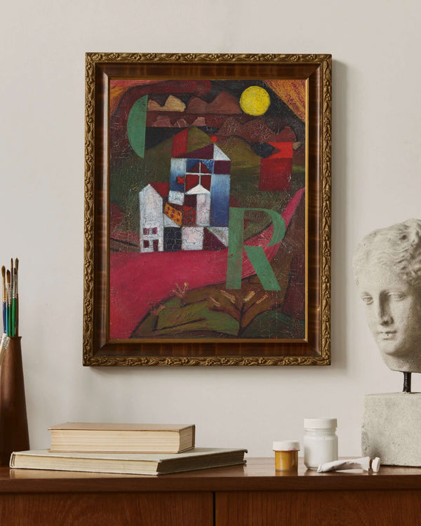 Paul Klee - Villa R çerçeve