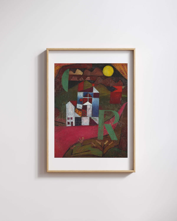 Paul Klee - Villa R fine art baskı