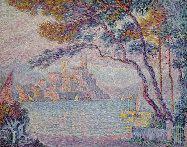 Paul Signac - Antibes - Akşam fine art baskı