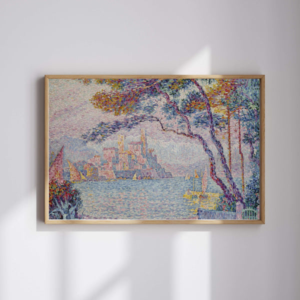 Paul Signac - Antibes - Akşam fine art baskı