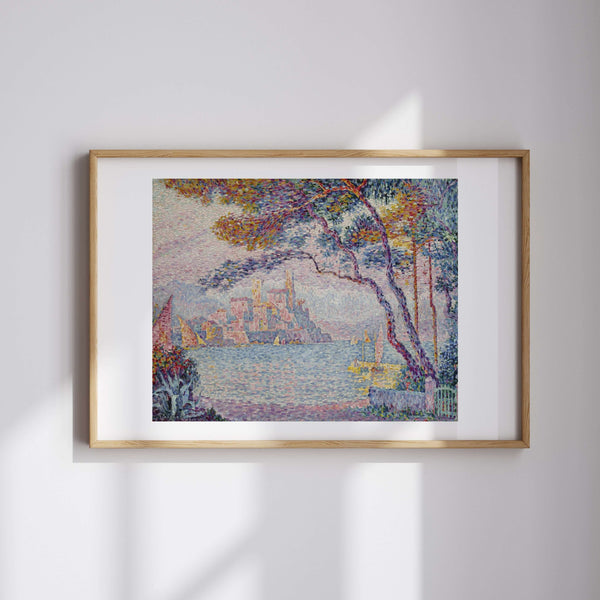 Paul Signac - Antibes - Akşam fine art baskı