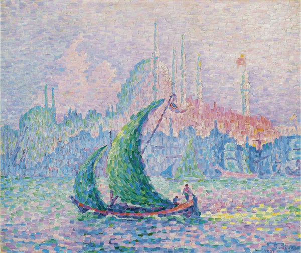 Paul Signac - Haliç - Süleymaniye Camii fine art baskı