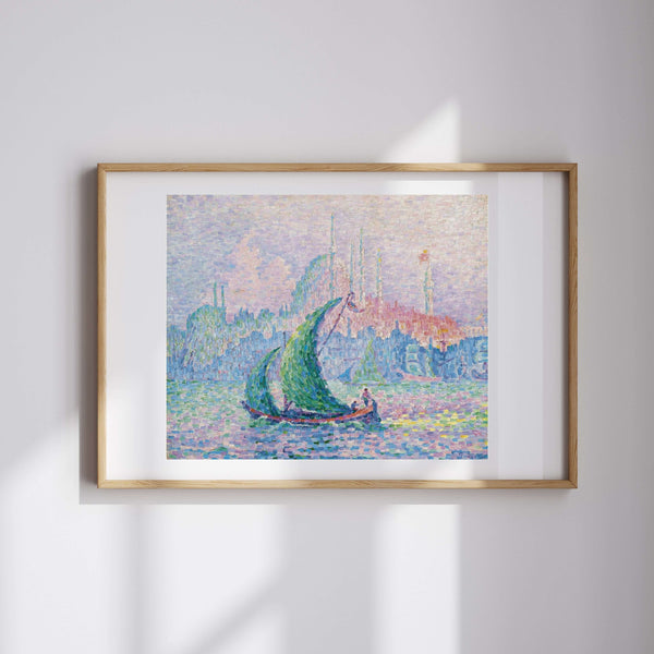 Paul Signac - Haliç - Süleymaniye Camii fine art baskı