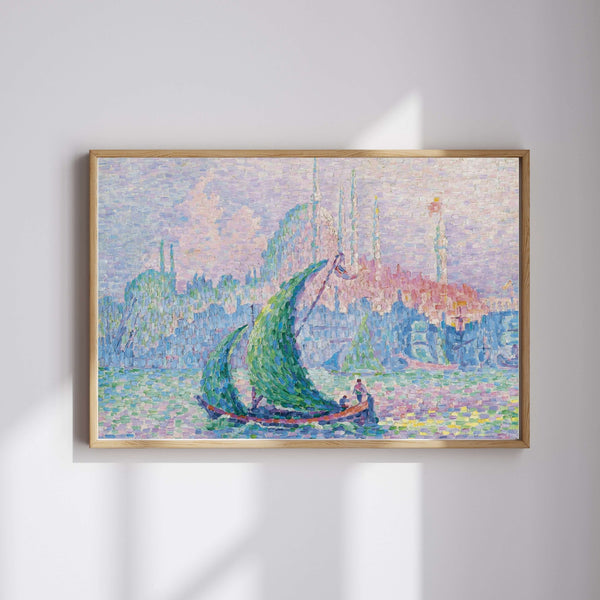 Paul Signac - Haliç - Süleymaniye Camii fine art baskı