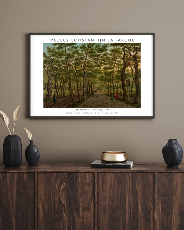 Paulus Constantijn la Fargue - Haagse Bos’taki Herepad Yolu çerçeve