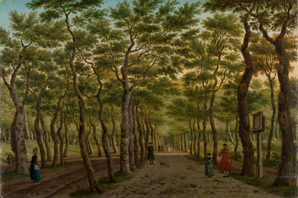 Paulus Constantijn la Fargue - Haagse Bos’taki Herepad Yolu tablo